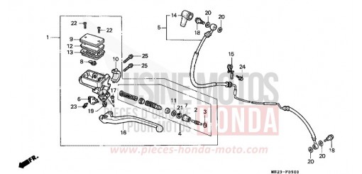 MAITRE-CYLINDRE CBR1000FL de 1990